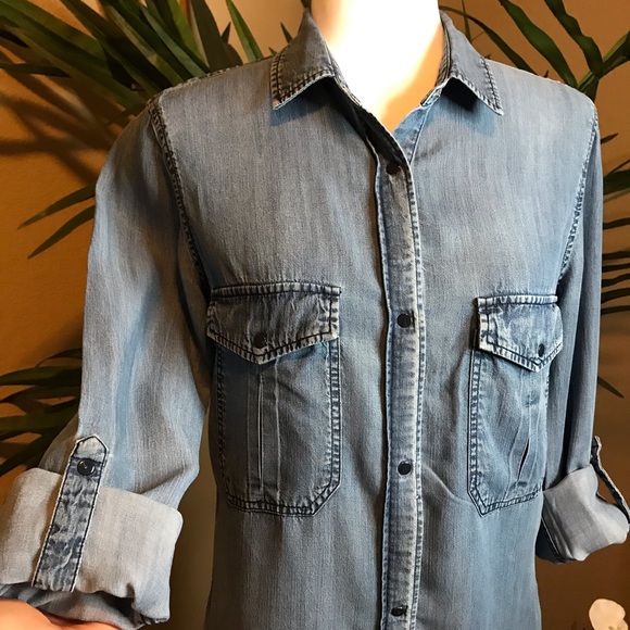 Rails Button Down Chambray Women’s Shirt - XS/S - Picture 6 of 16